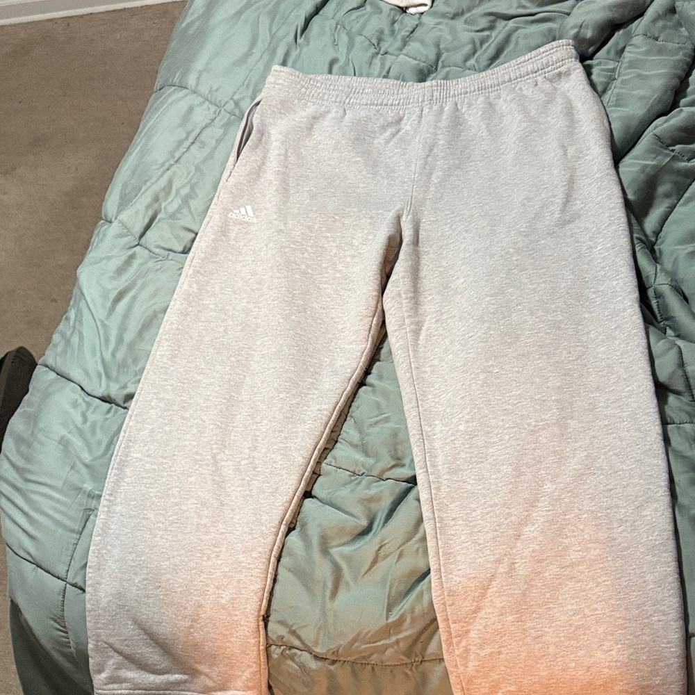 Adidas Men's Light Gray Sweatpants